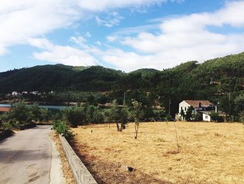 Scenic view of landscape against sky