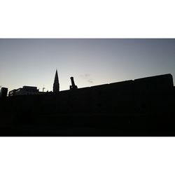 Low angle view of church against sky