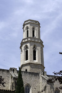 Low angle view of historic building against sky