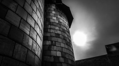 Low angle view of building against sky
