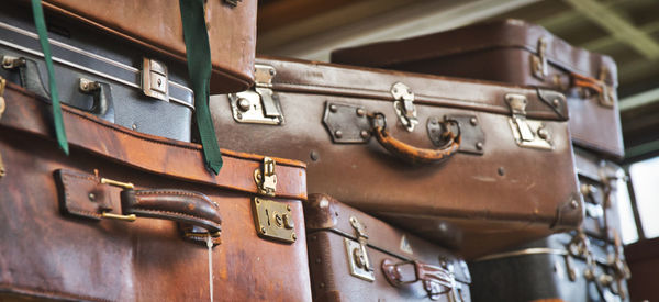 Close-up of luggage