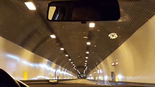 Illuminated tunnel