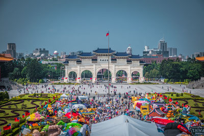 Liberty square arch in national day, near the chiang-kai shek memorial hall