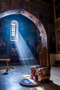 Interior of church