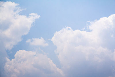 Low angle view of clouds in sky