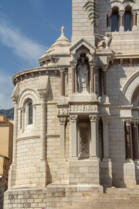 Low angle view of historical building