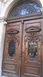 Close-up of door