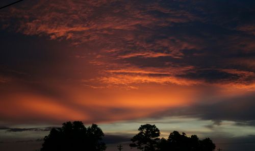 Scenic view of landscape against cloudy sky
