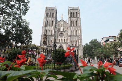 View of temple against sky