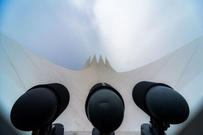 Low angle view of built structure against sky