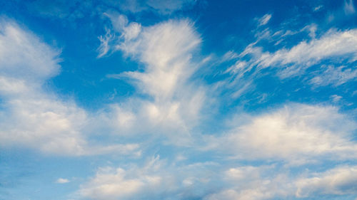 Low angle view of sky