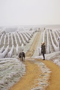 Man with dog