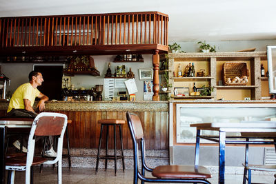 Chairs and table at home