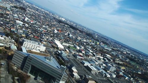 Aerial view of cityscape