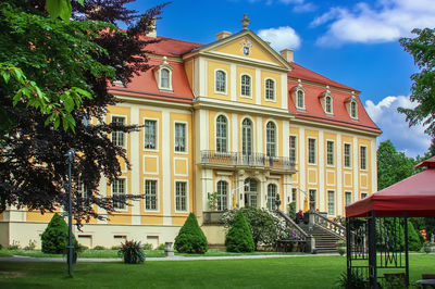 Rammenau castle located not far from dresden, germany