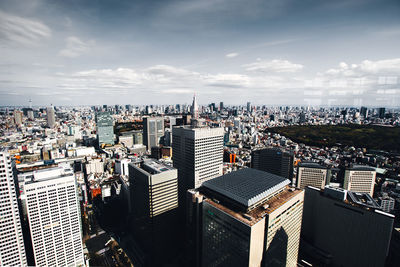 Cityscape against sky