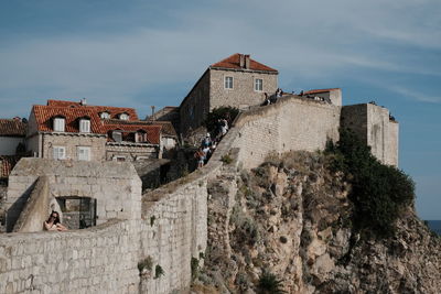 Dubrovnik croatia old town red tile roofs beautiful history