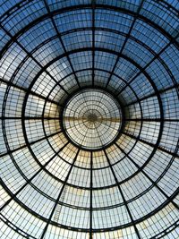 Low angle view of skylight