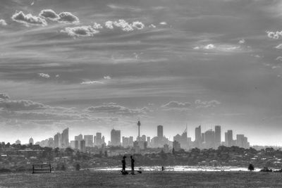 View of city at waterfront