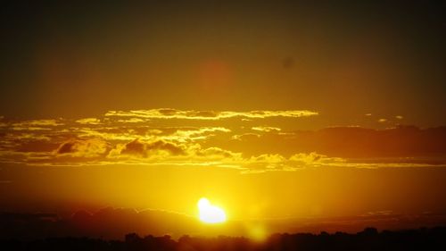 Scenic view of sky during sunset