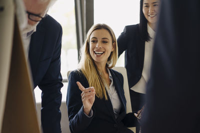 Business people having a meeting in office