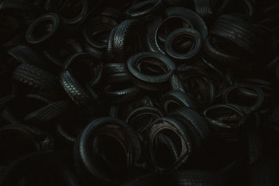 Full frame shot of tires