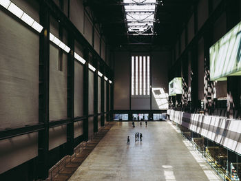 Empty corridor of building