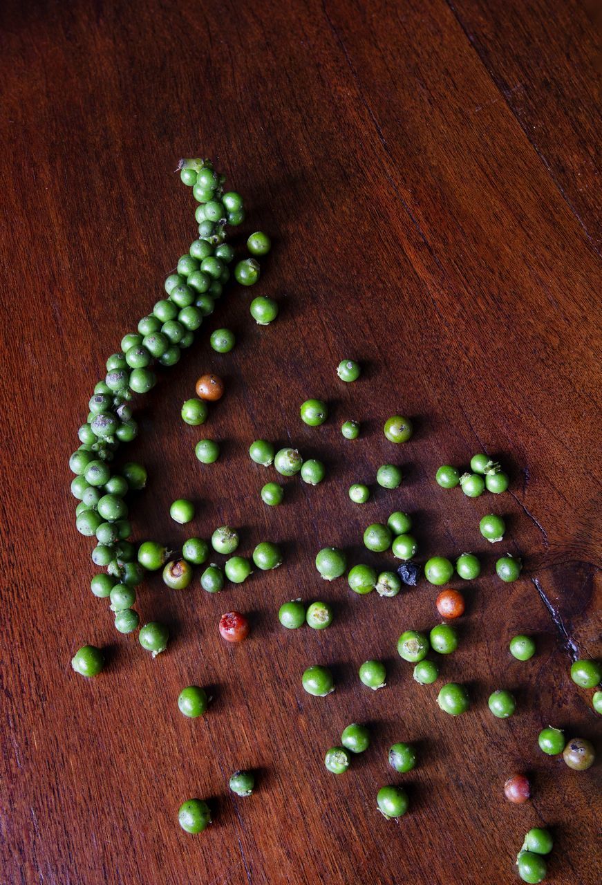 CLOSE-UP OF MULTI COLORED CANDIES ON TABLE