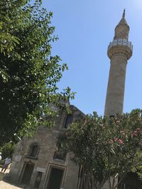 Low angle view of historical building