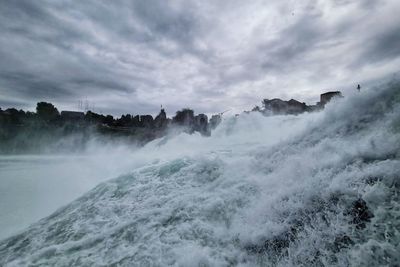 Panoramic view of sea against sky