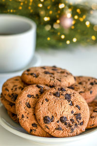 Close-up of cookies