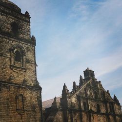 Low angle view of building against sky