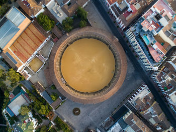 Aerial view of buildings in city