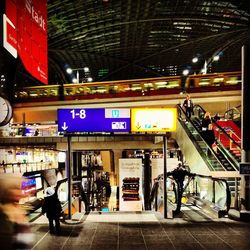 People at subway station