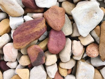 Full frame shot of pebbles