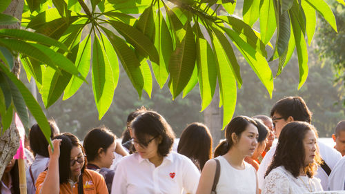 Group of people standing outdoors
