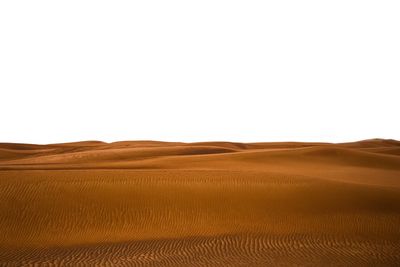 Scenic view of desert against sky