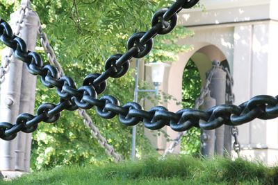 Close-up of chainlink fence