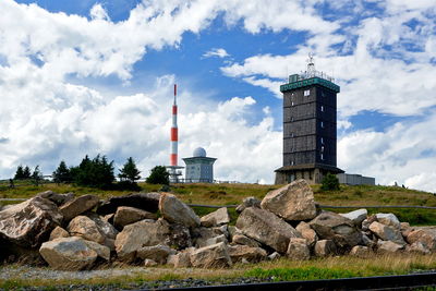 Lighthouse against sky