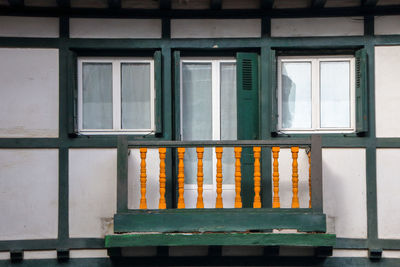 Full frame shot of glass window of building