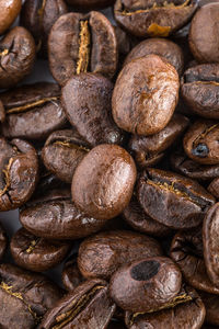 Full frame shot of coffee beans