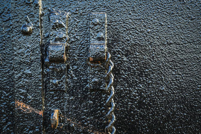 Close-up of rusty metal