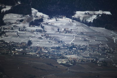 Aerial view of landscape