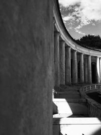 Low angle view of historical building