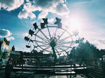 Ferris wheel against sky