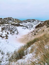Snowy dune scape