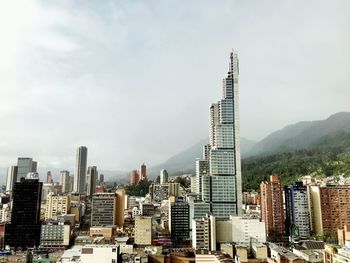 View of skyscrapers against sky