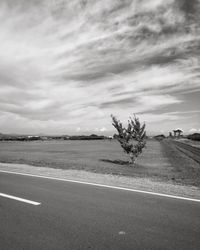 Scenic view of road against sky