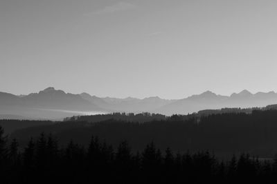 Scenic view of mountains