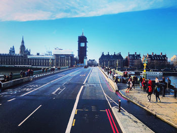 Westminster bridge with the big ben